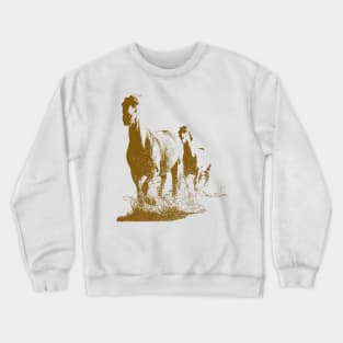 Horses Crewneck Sweatshirt